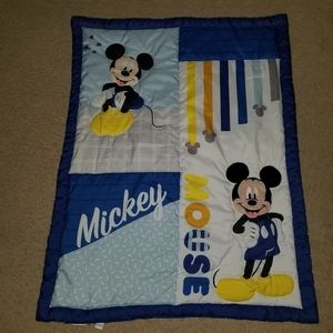 Mickey Mouse Baby Blanket (mini quilt)